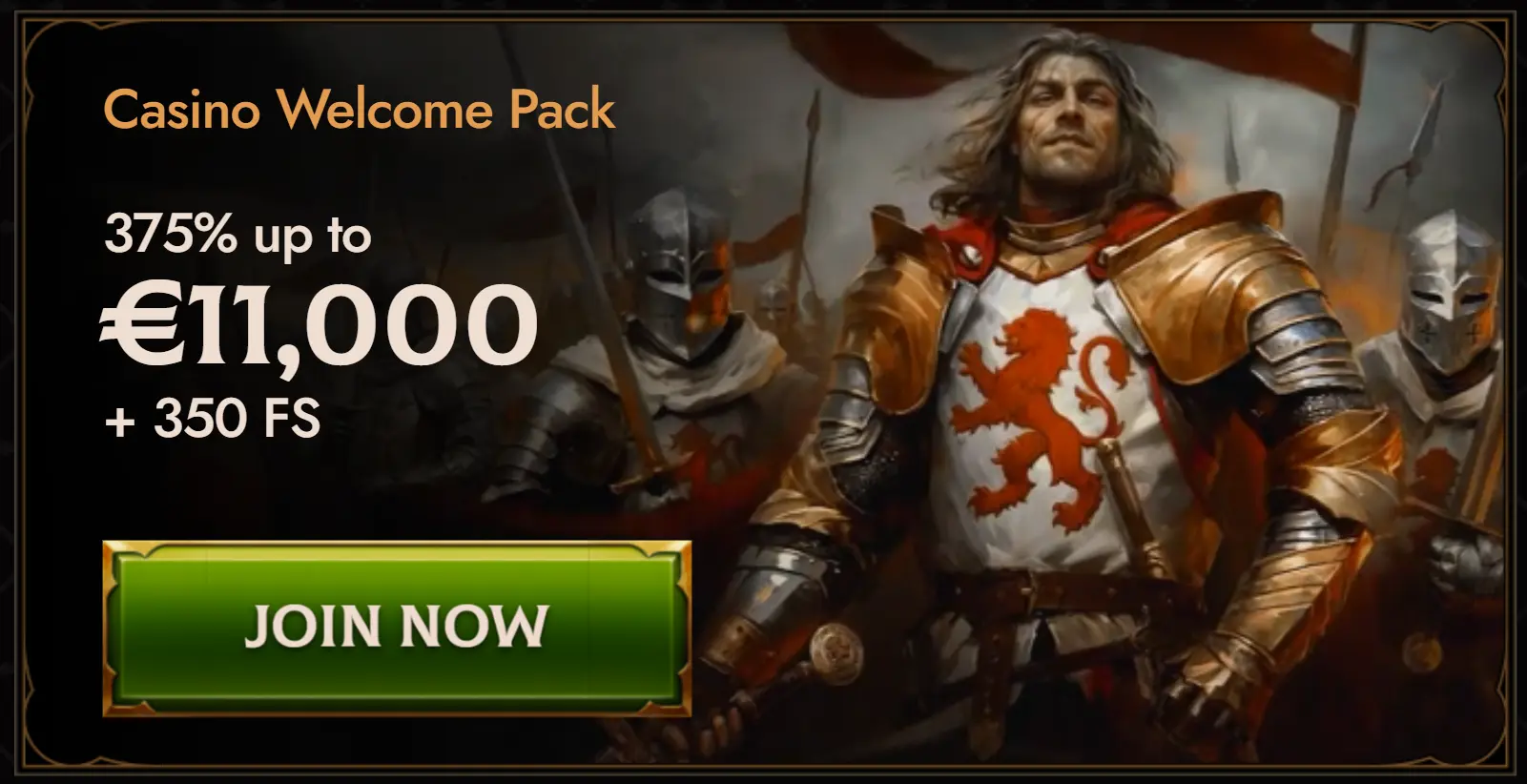 crusado casino banner