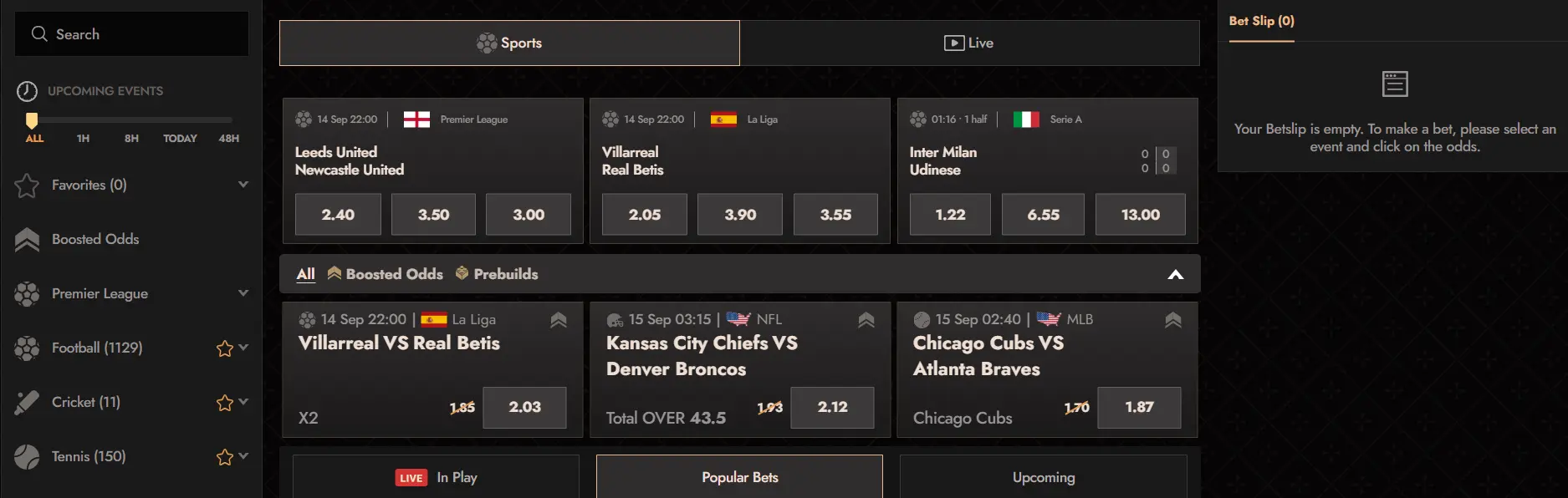 crusado casino sports